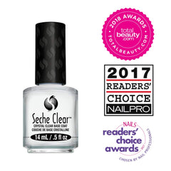 Seche Clear Base Coat con acabado cristal protege y prepara para color