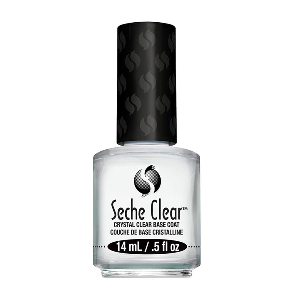 Seche Clear Base Coat: aplicación suave prepara uñas para color duradero