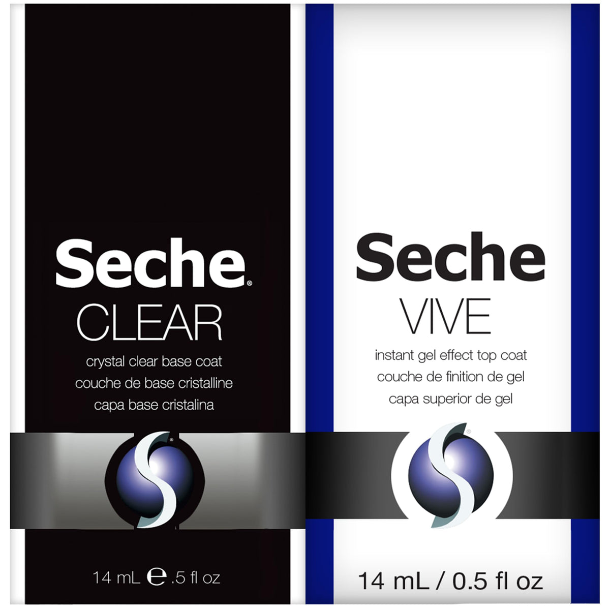 Seche Clear base coat bottle for color protection and quick dry