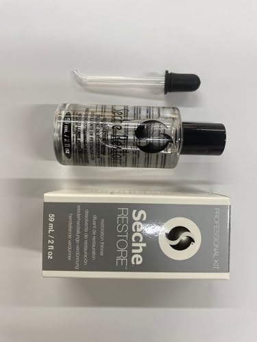 Seche Restore: aplicación suave al ajustar la consistencia de la laca.