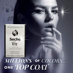 Seche Vite brillo alto espejo que realza el color y protege la manicura.