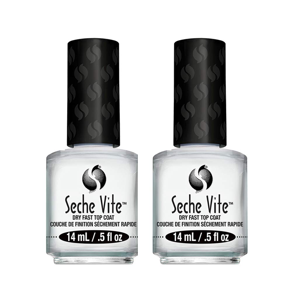 Seche Vite: capa superior brilla intensamente, protege la manicura.