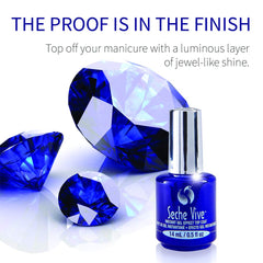 Seche Vive mayor durabilidad, protege el color con acabado de gel