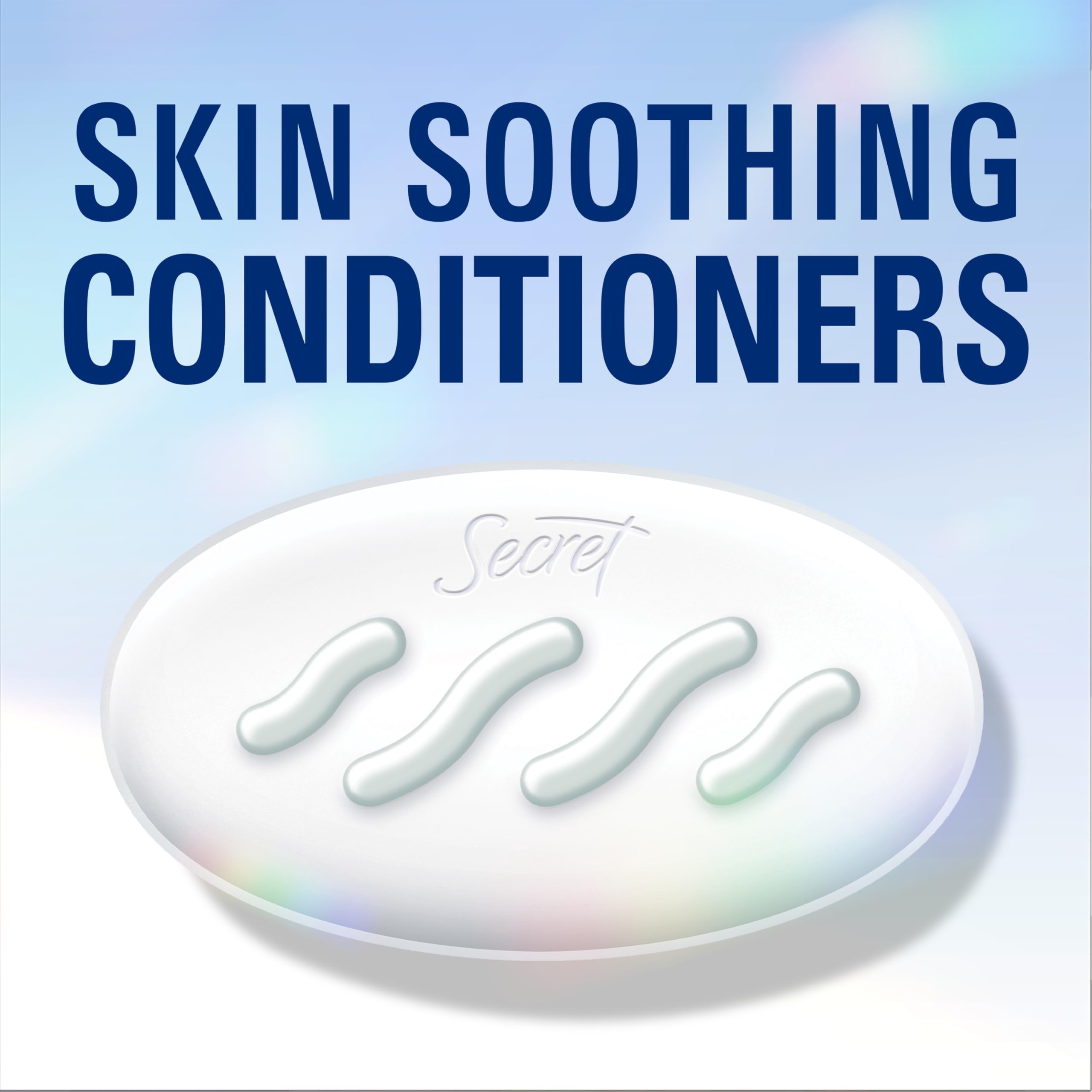 Secret 100-hour protection pack suggests long-wear performance for busy days.