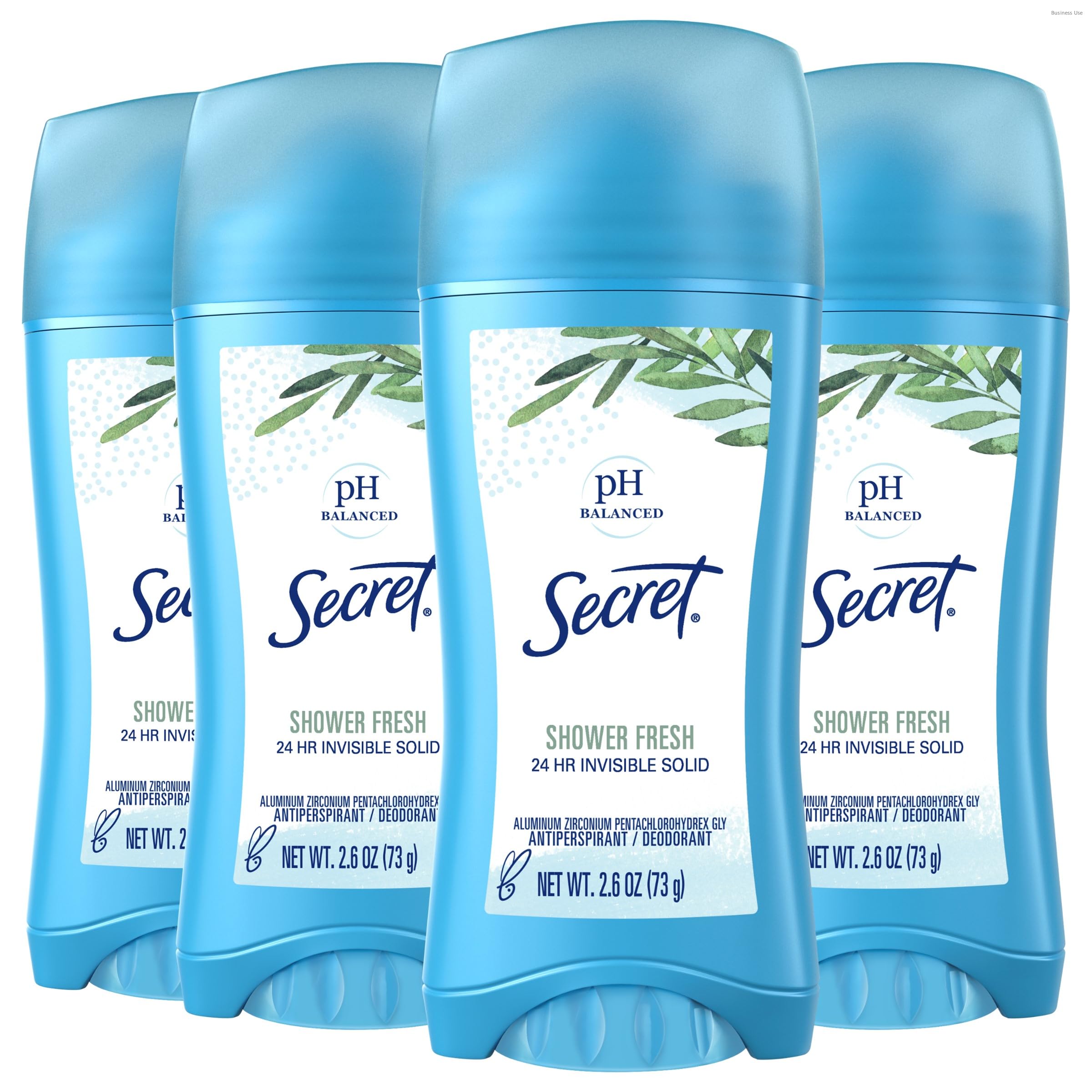 Secret antiperspirant en empaque compacto para uso diario sin marcas visibles.