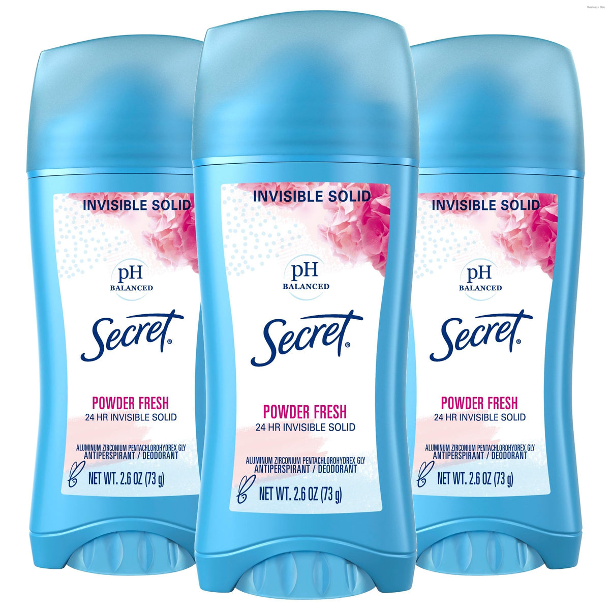 Secret antitranspirante para mujer, botella invisible, protección fresca todo el día.