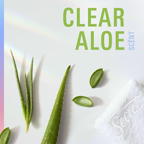 Aroma aloe suave para una sensación fresca durante todo el día.