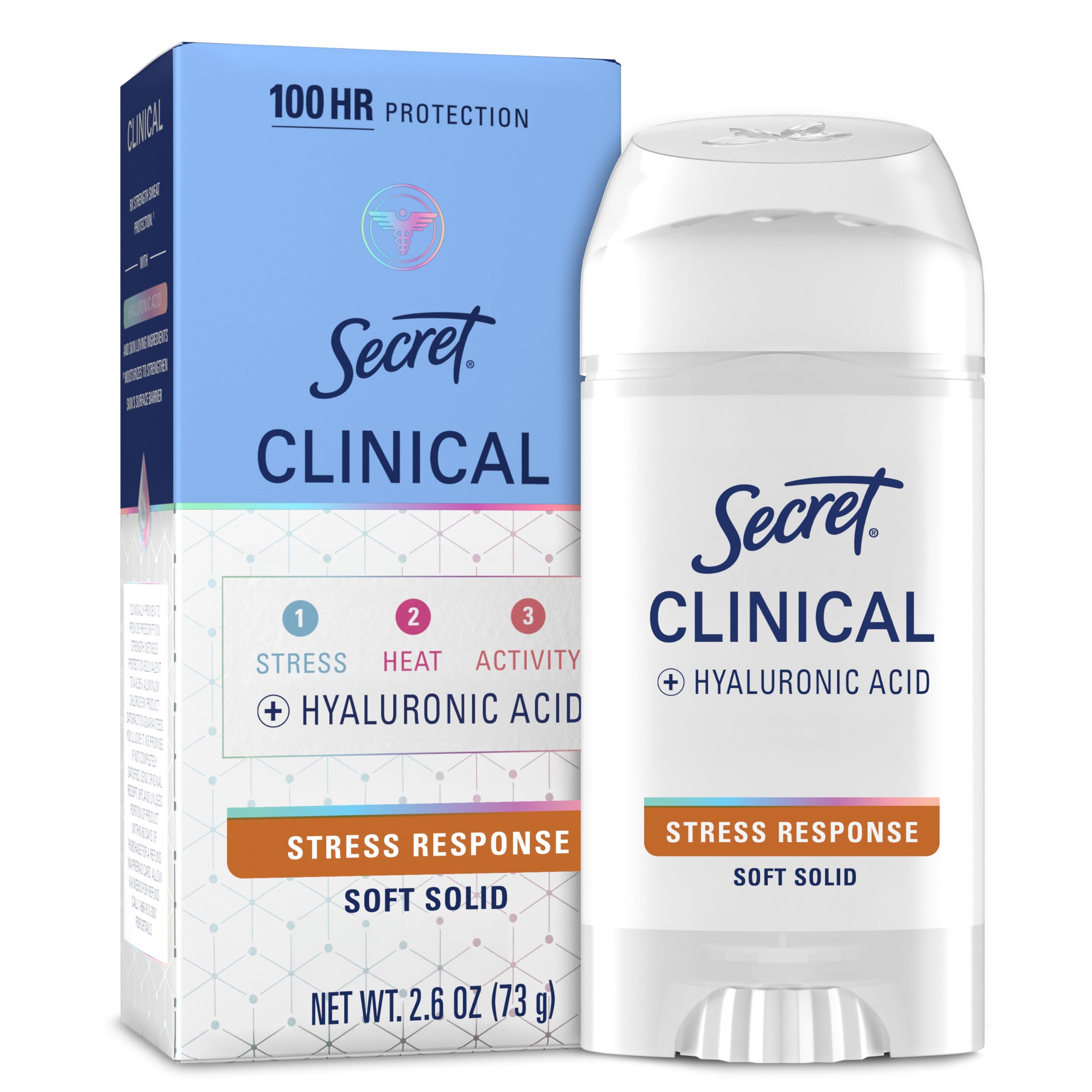 Secret Clinical Strength desodorante: botella visible para uso diario con protección duradera
