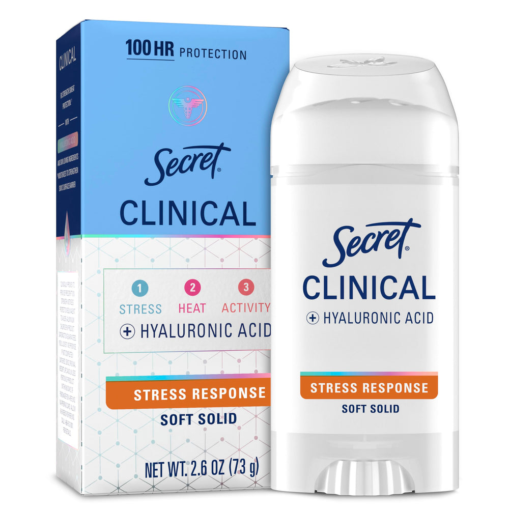 Secret Clinical Strength desodorante: botella visible para uso diario con protección duradera