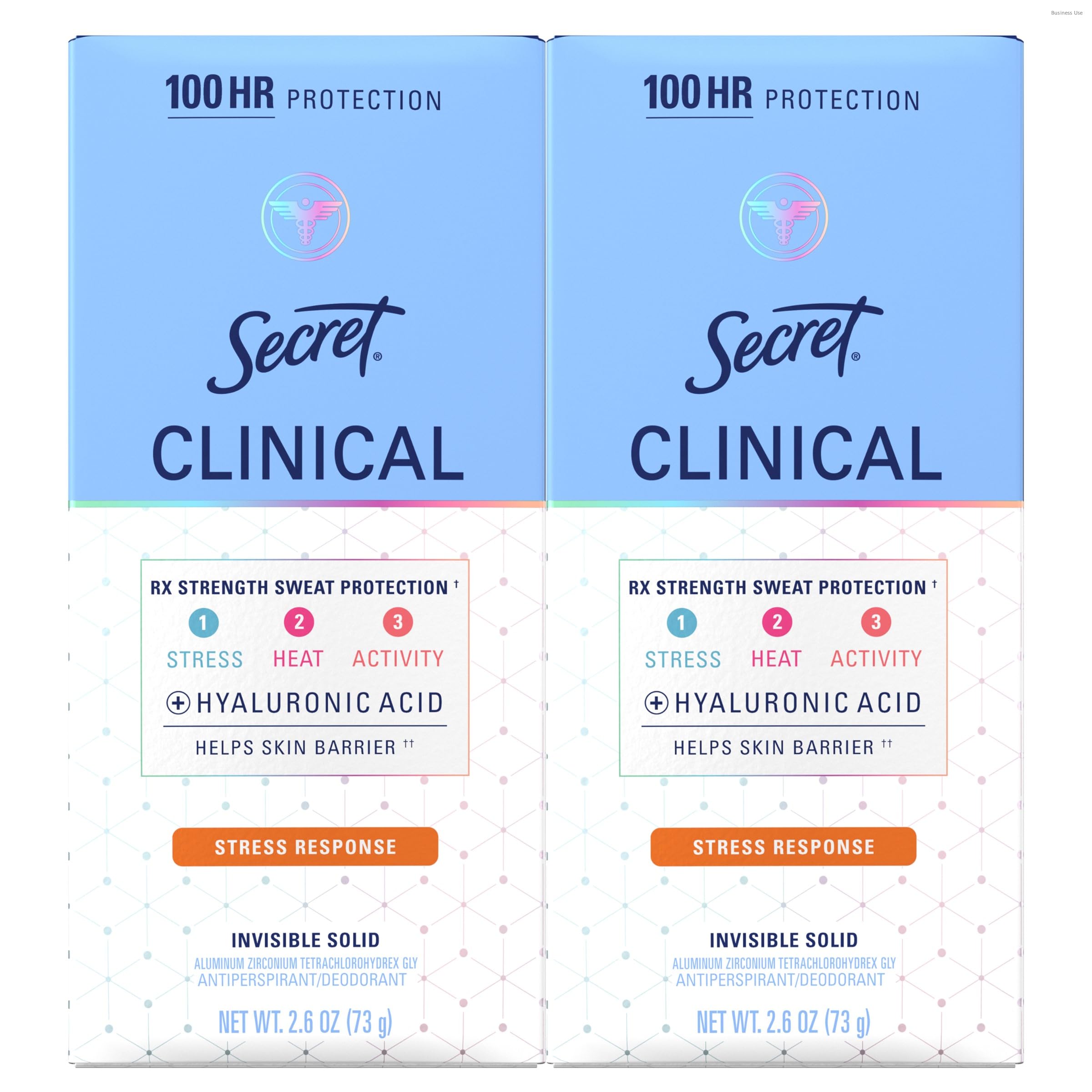 Secret Clinical Strength bottle front offers reliable protection for busy days.