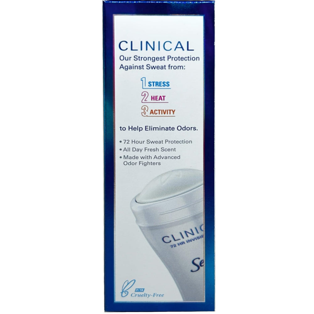 Secret 3-pack display demonstrates easy access for daily use.