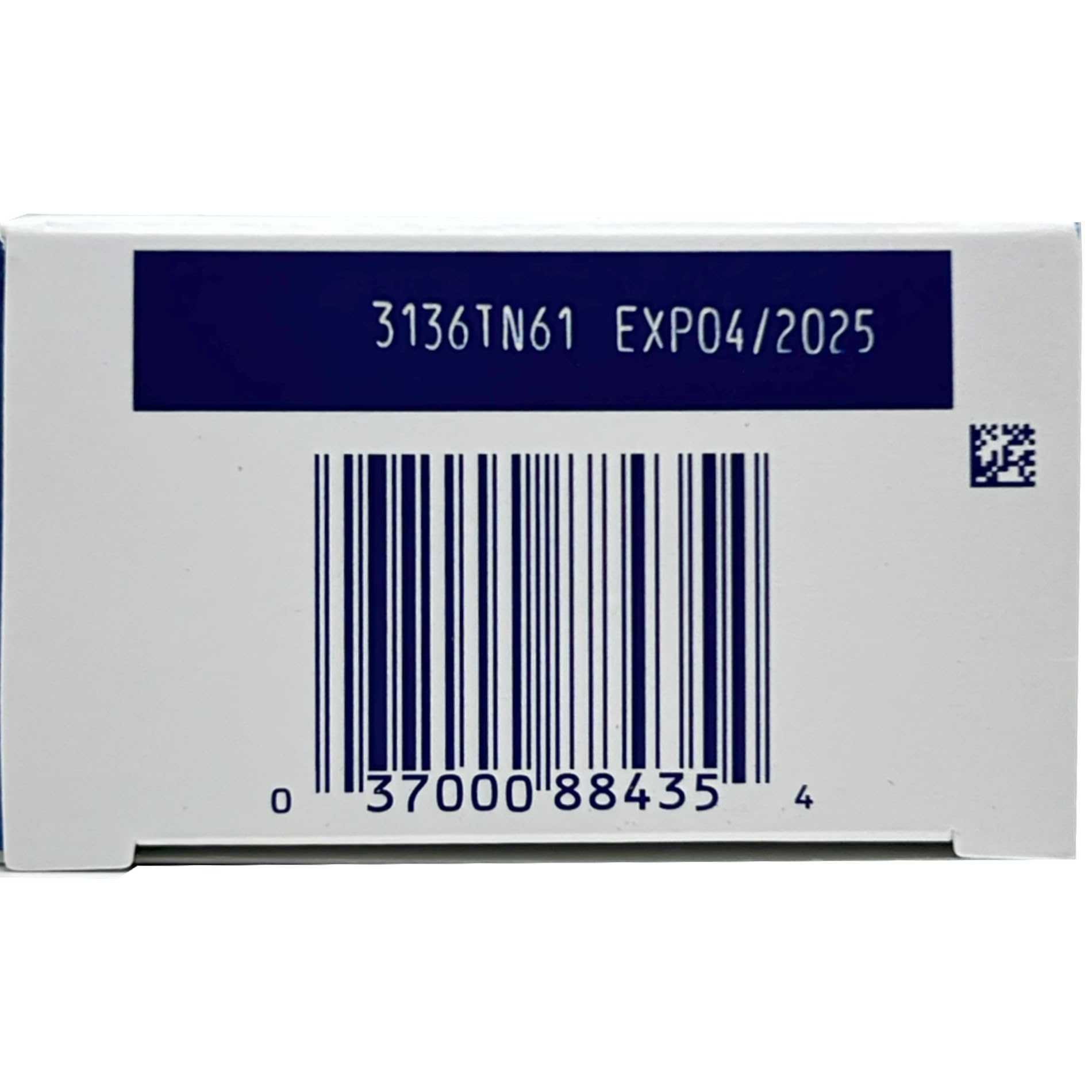 Secret packaging label highlights scent and clean feel.