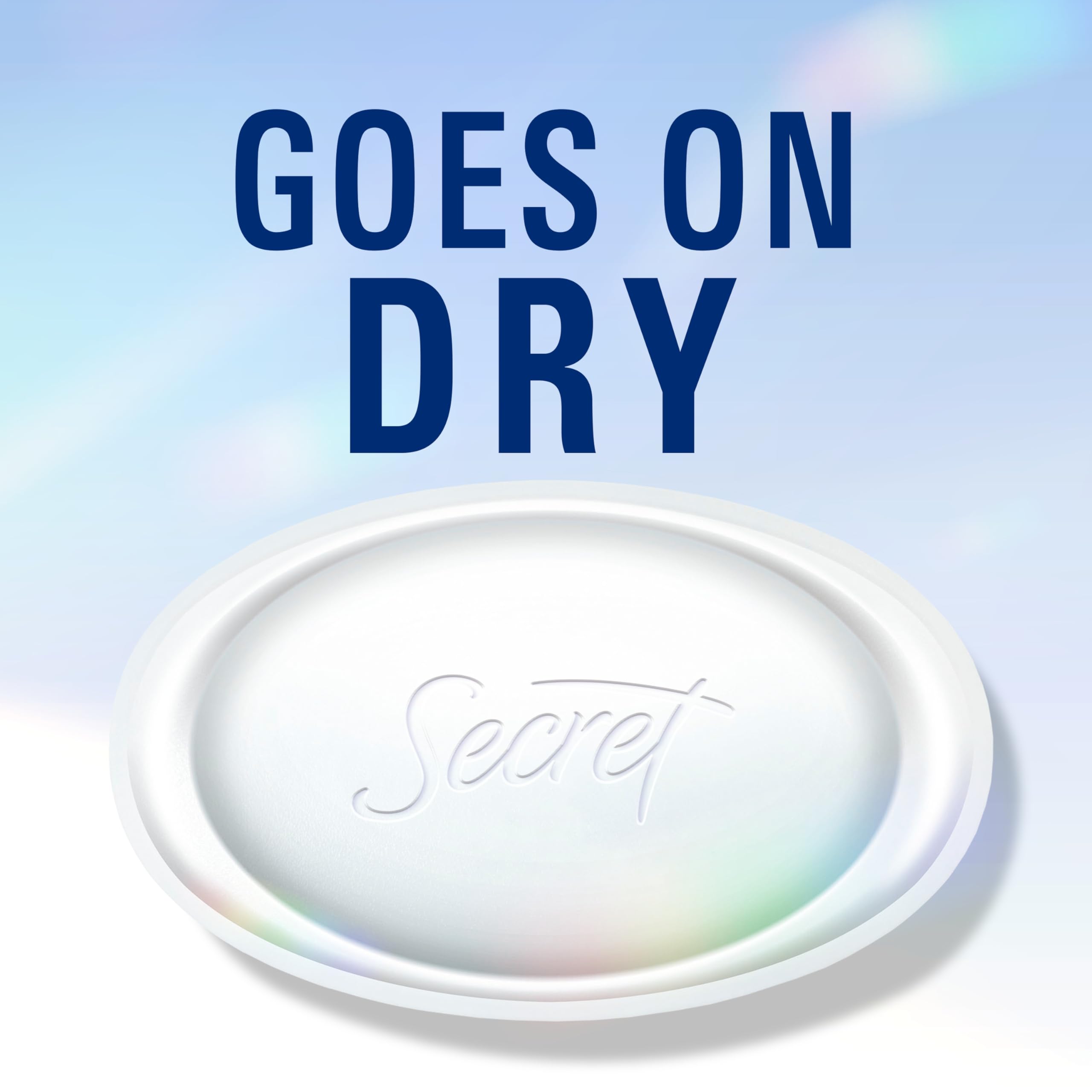 Secret Clinical Strength odor-protection graphic illustrates long-lasting freshness.