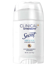 Secret Clinical Strength Soft Solid being applied for long-lasting protection.