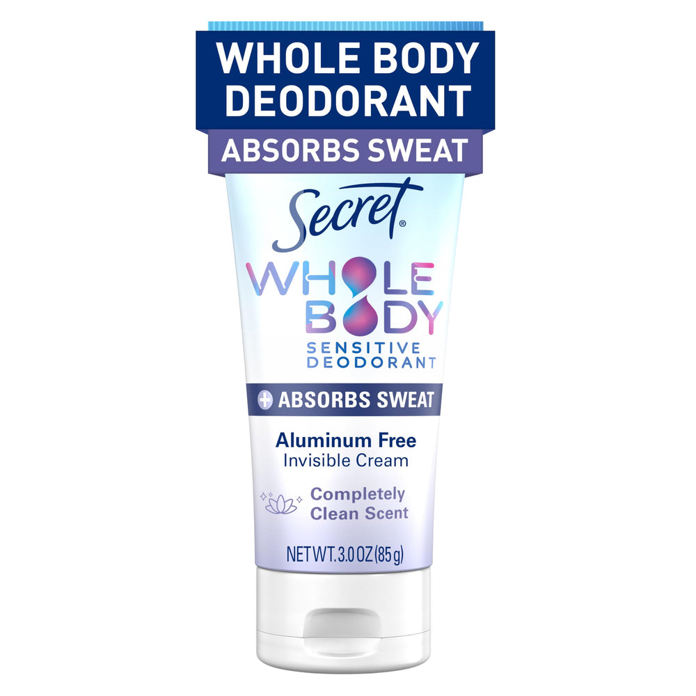 Secret crema desodorante cuerpo, aplicación suave y cómoda