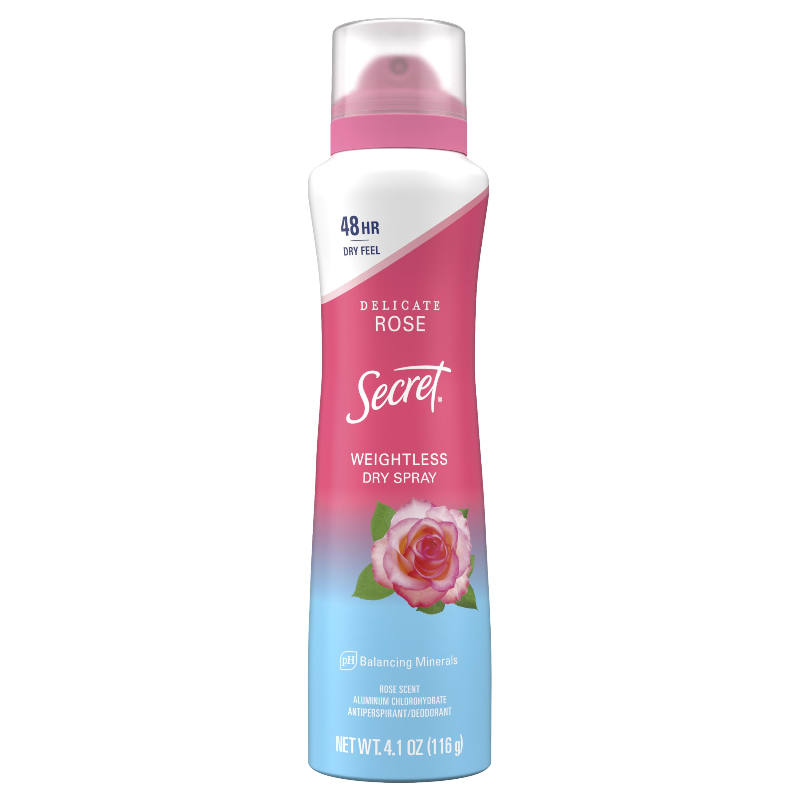 Secret desodorante para mujer, aerosol se seca al instante para uso diario