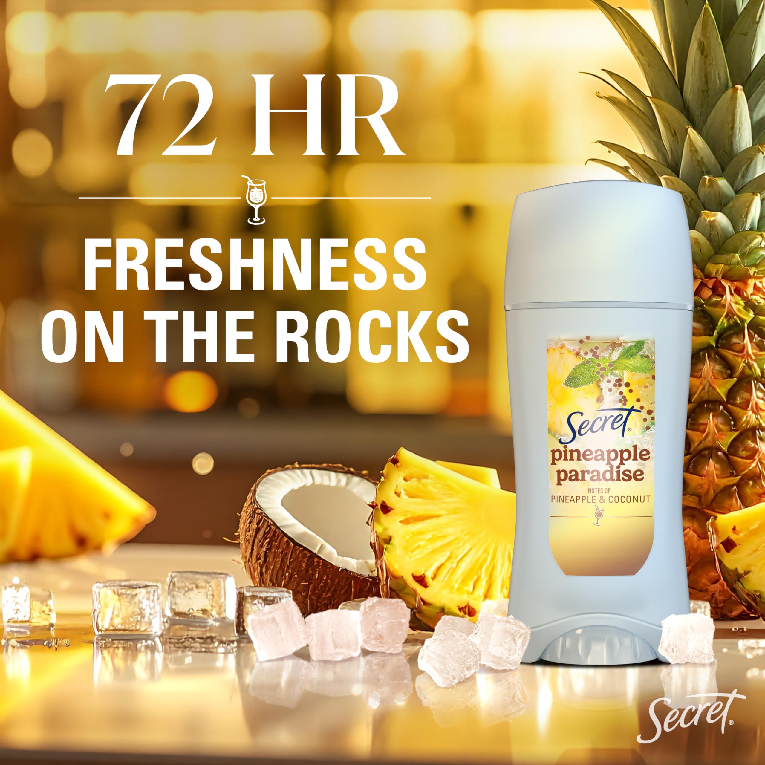 Secret Paraiso de Piña: aplicación fácil para sensación fresca todo el día.