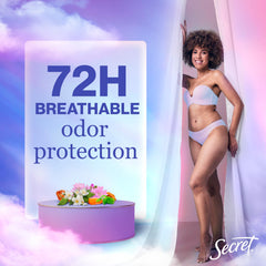 Secret protección de olor 72 horas para días activos