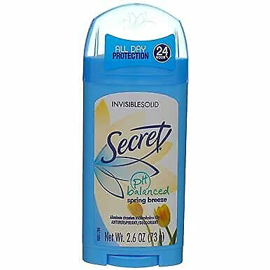 Textura invisible de Secret Spring Breeze que no deja residuos visibles.