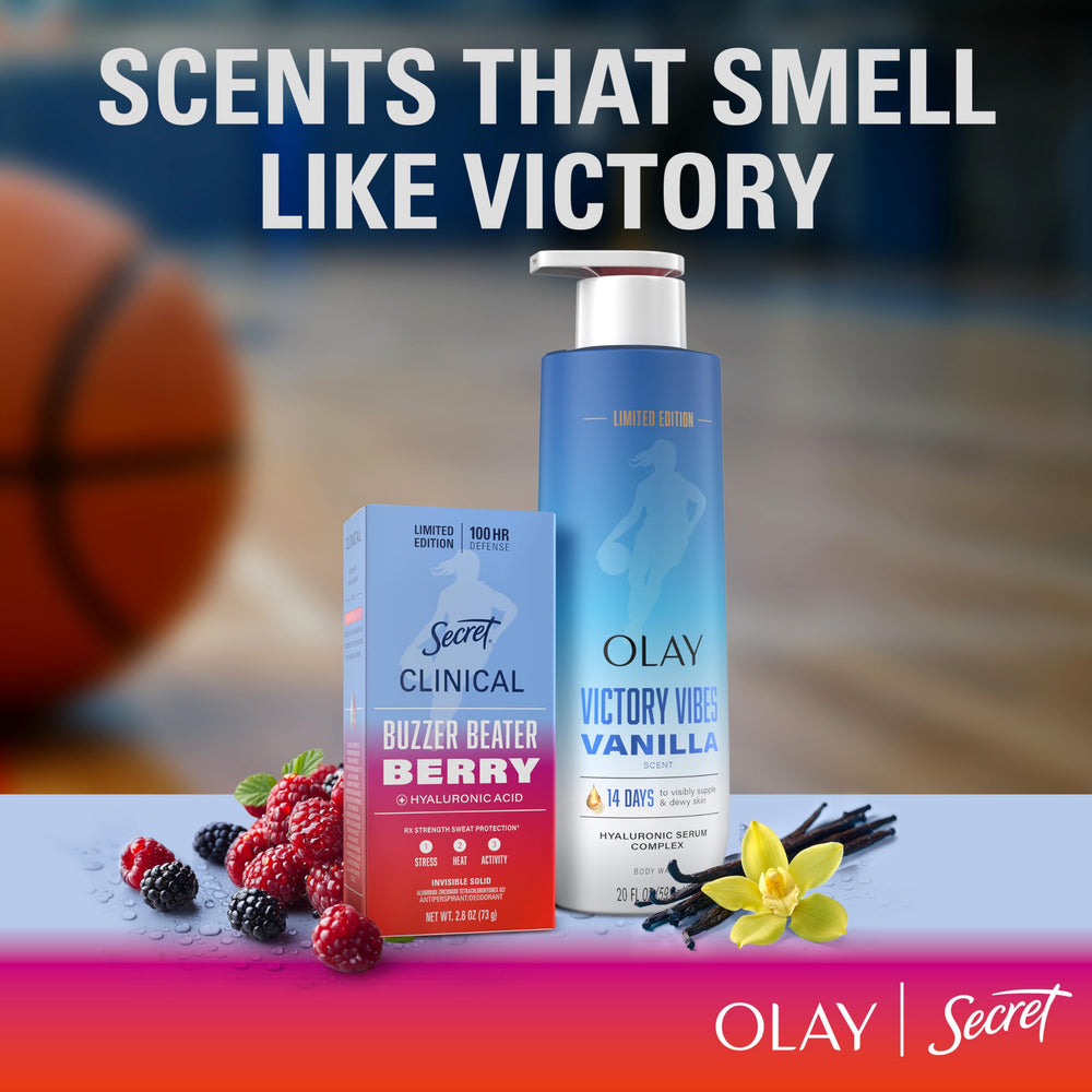 Secret envase compacto de 2.6 oz para movilidad.