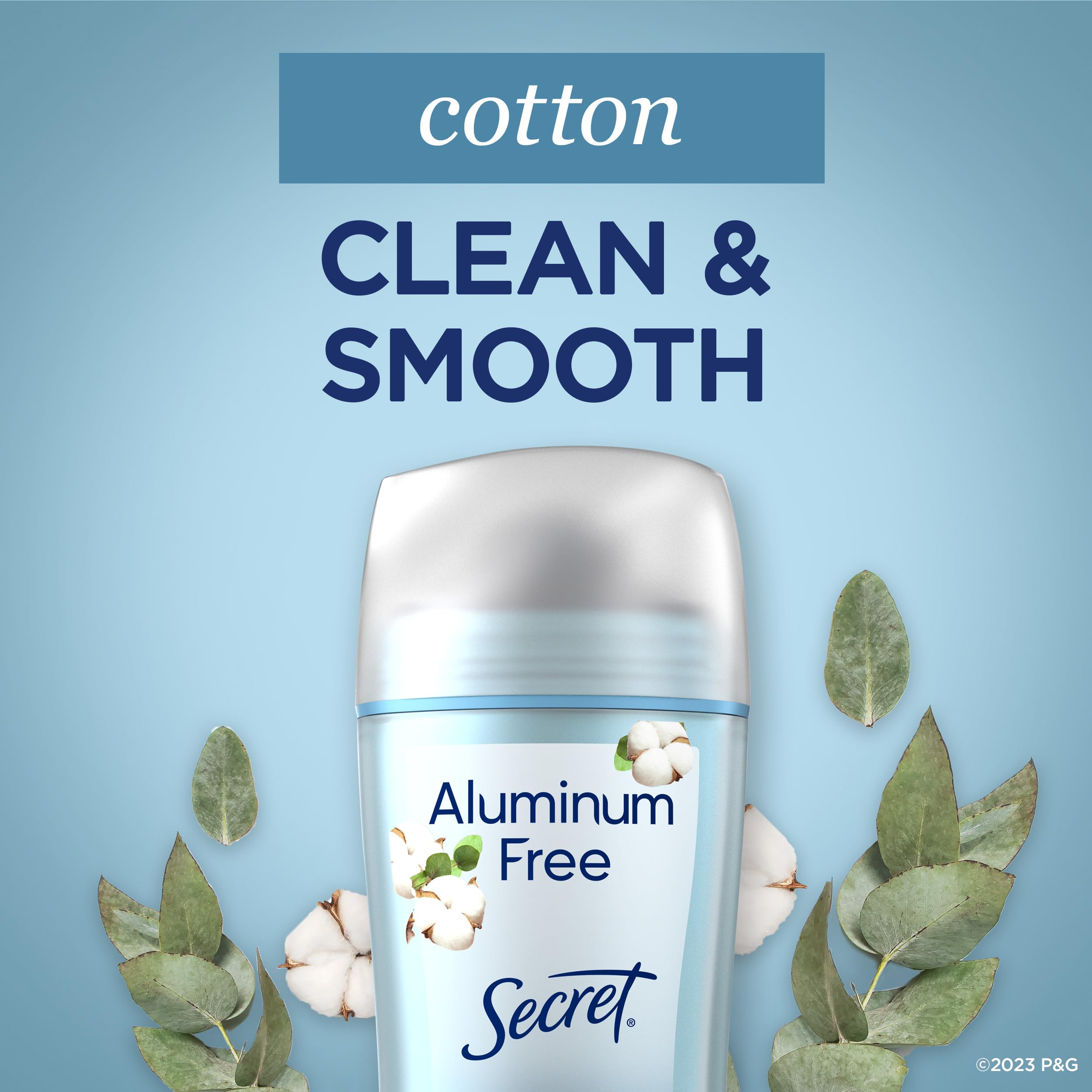 Secret dry solid deodorant stick ready for daily use.