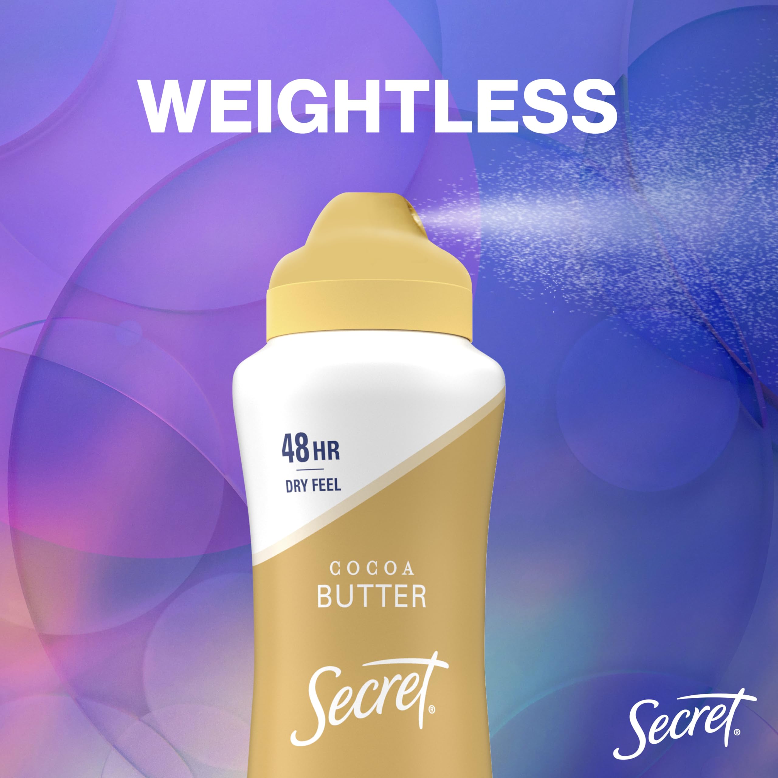 Secret Dry Spray minerals balance ingredients demonstrating skin-friendly care