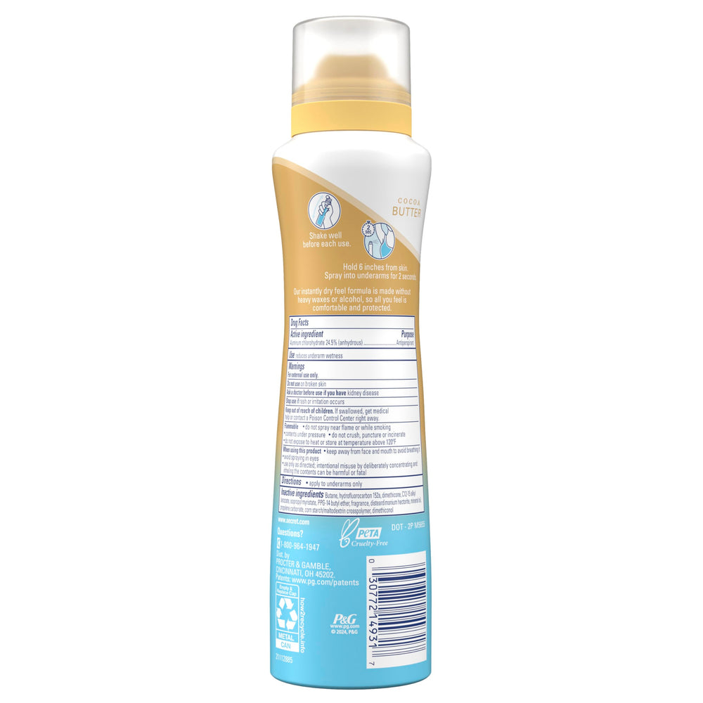 Secret Dry Spray travel-size pack for on-the-go protection