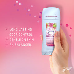 Aplicación suave de la barra invisible Secret para mujer.