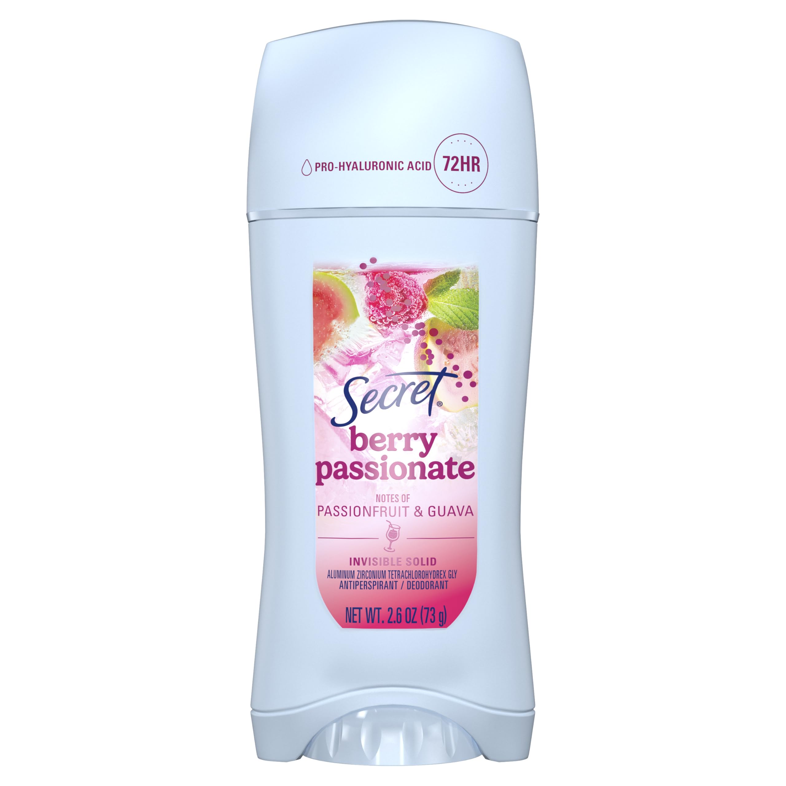 Antitranspirante Secret para mujer, barra invisible en uso diario.