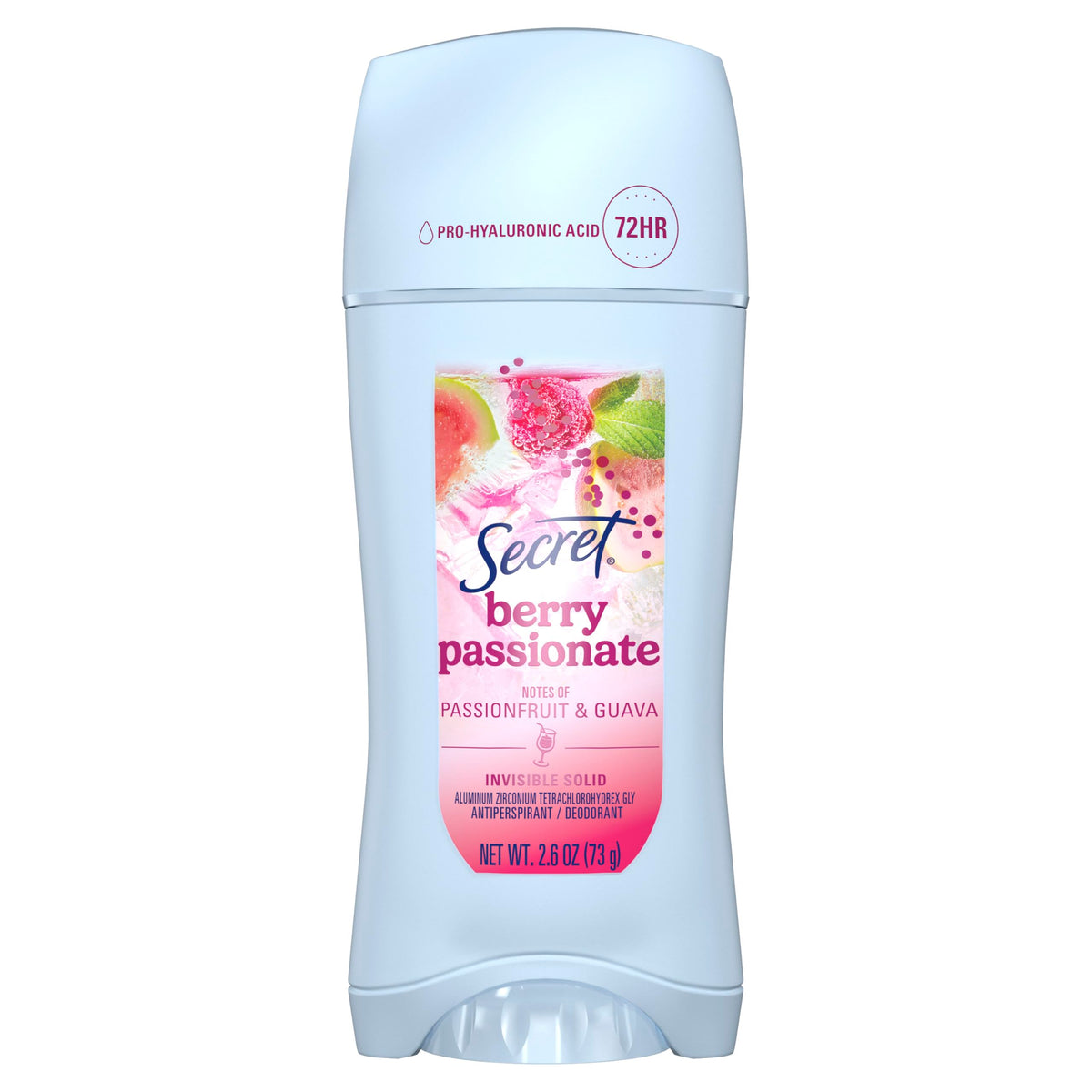 Antitranspirante Secret para mujer, barra invisible en uso diario.