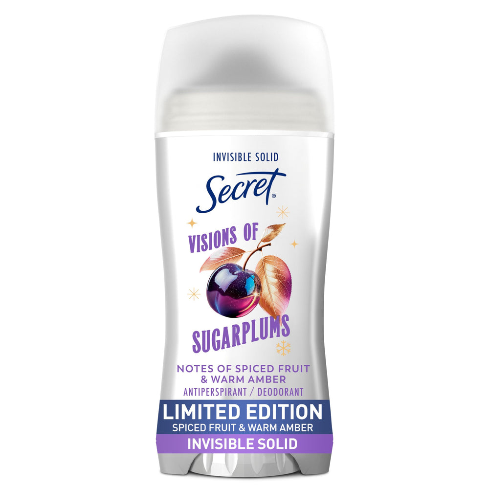 Secret Fresh antitranspirante, botella frontal, protección duradera todo el día.