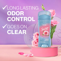 Secret Fresh aplicación suave en gel claro para uso diario cómodo