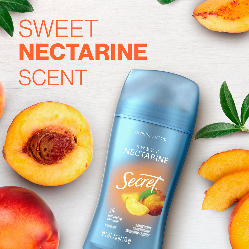 Secret Fresh clear gel being dabbed under the arm for daily use.