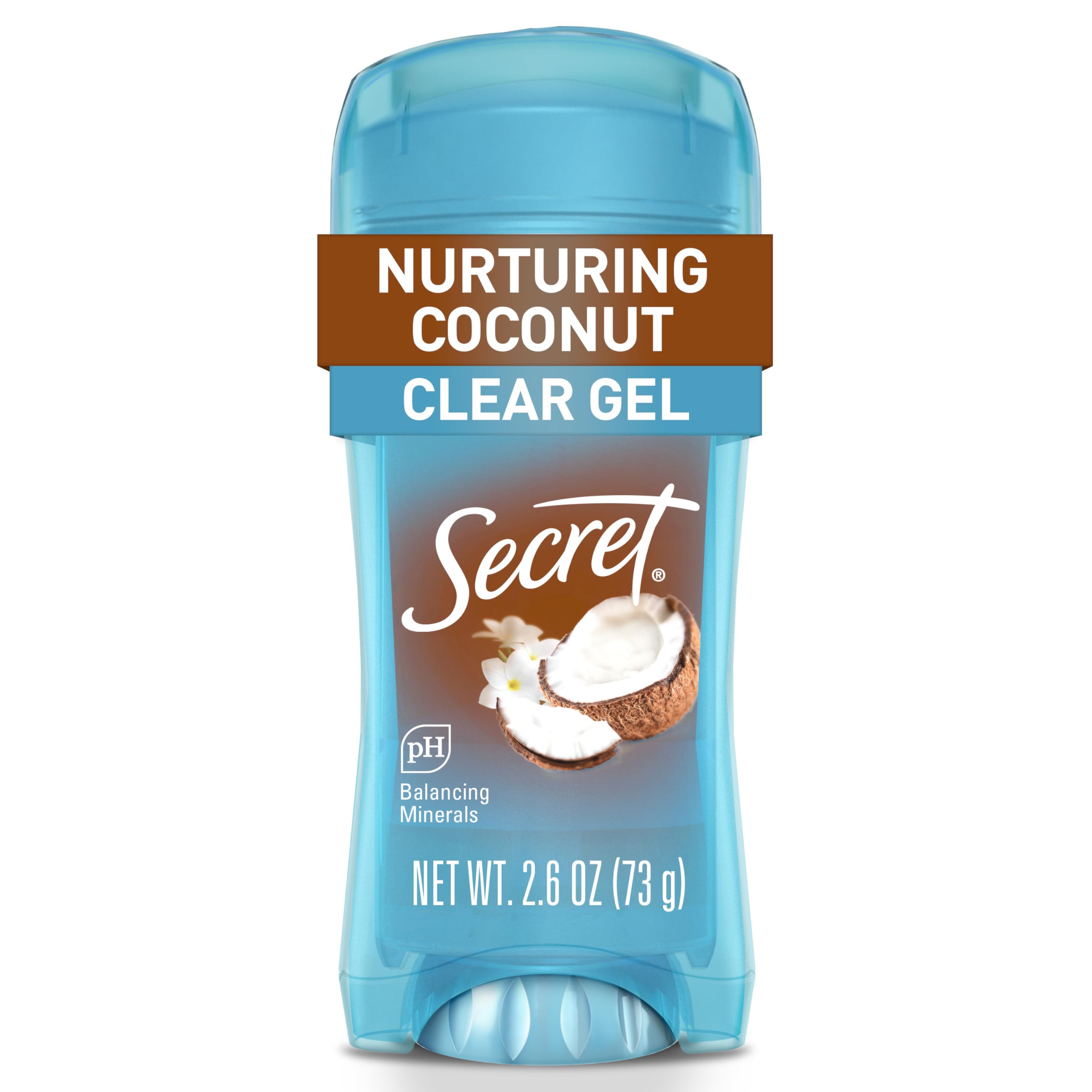 Secret Fresh clear gel bottle front view showing long-lasting daily freshness.
