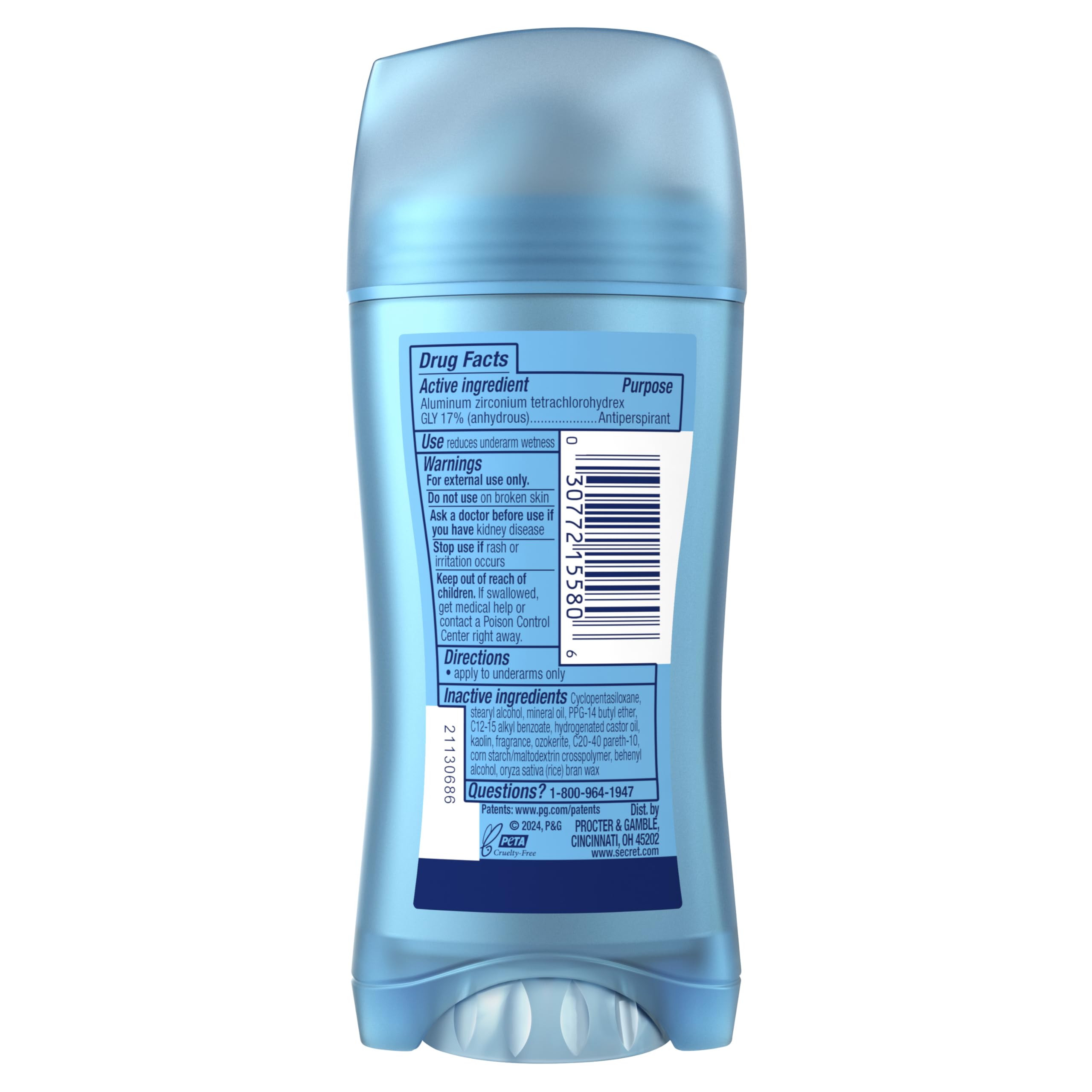Secret Fresh daily-use deodorant keeps you confident throughout the day.