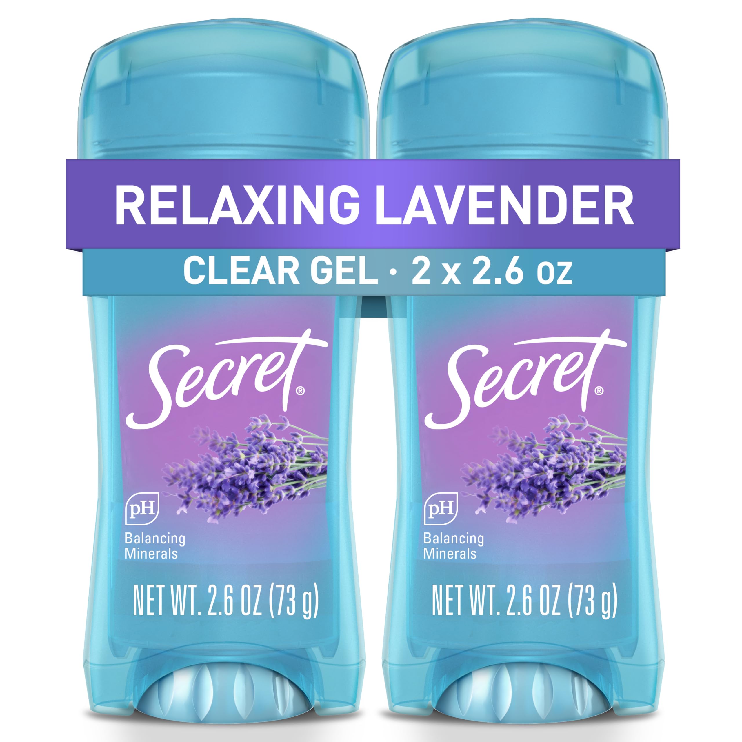 Secret Fresh desodorante gel transparente muestra protección duradera sin manchas.