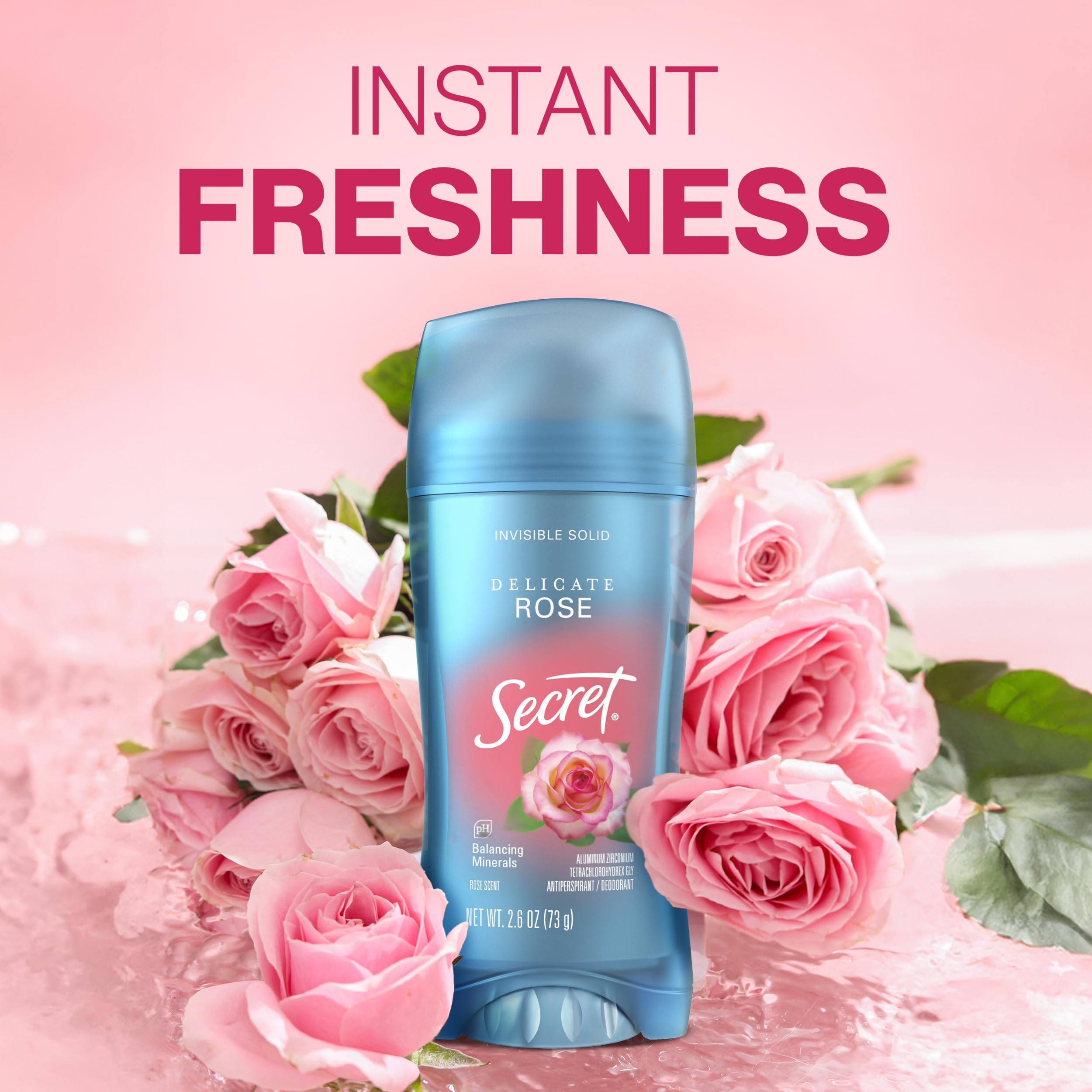 Protección de 72 horas contra olor y sudor con Secret Fresh