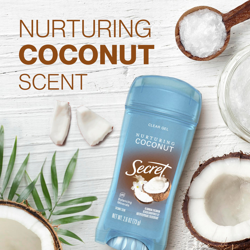Secret Fresh fast-drying clear gel dries quickly after application.