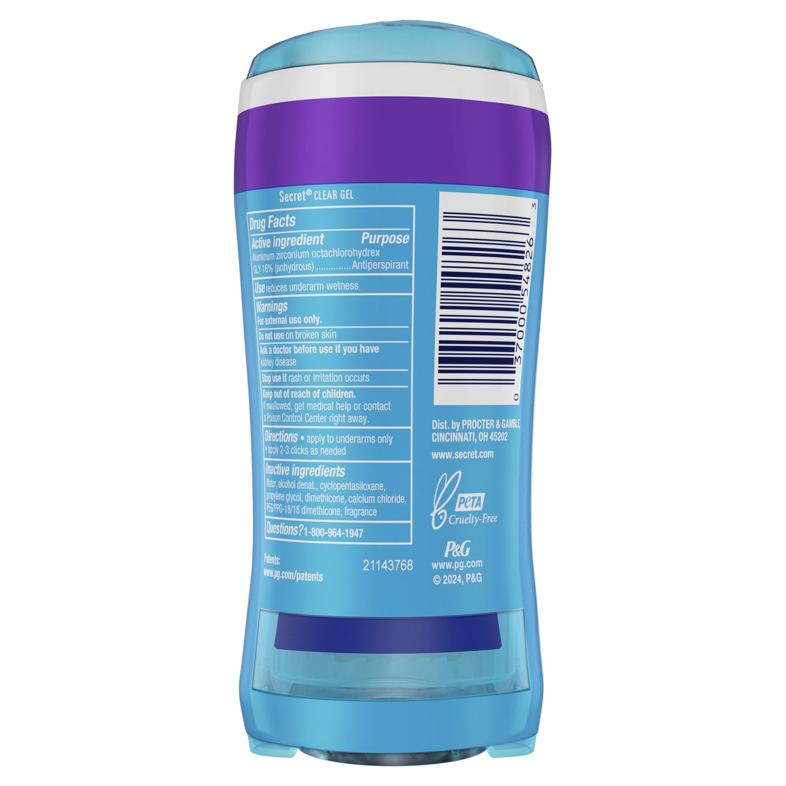 Secret Fresh fragancia lavanda duradera: experiencia suave y reconfortante.
