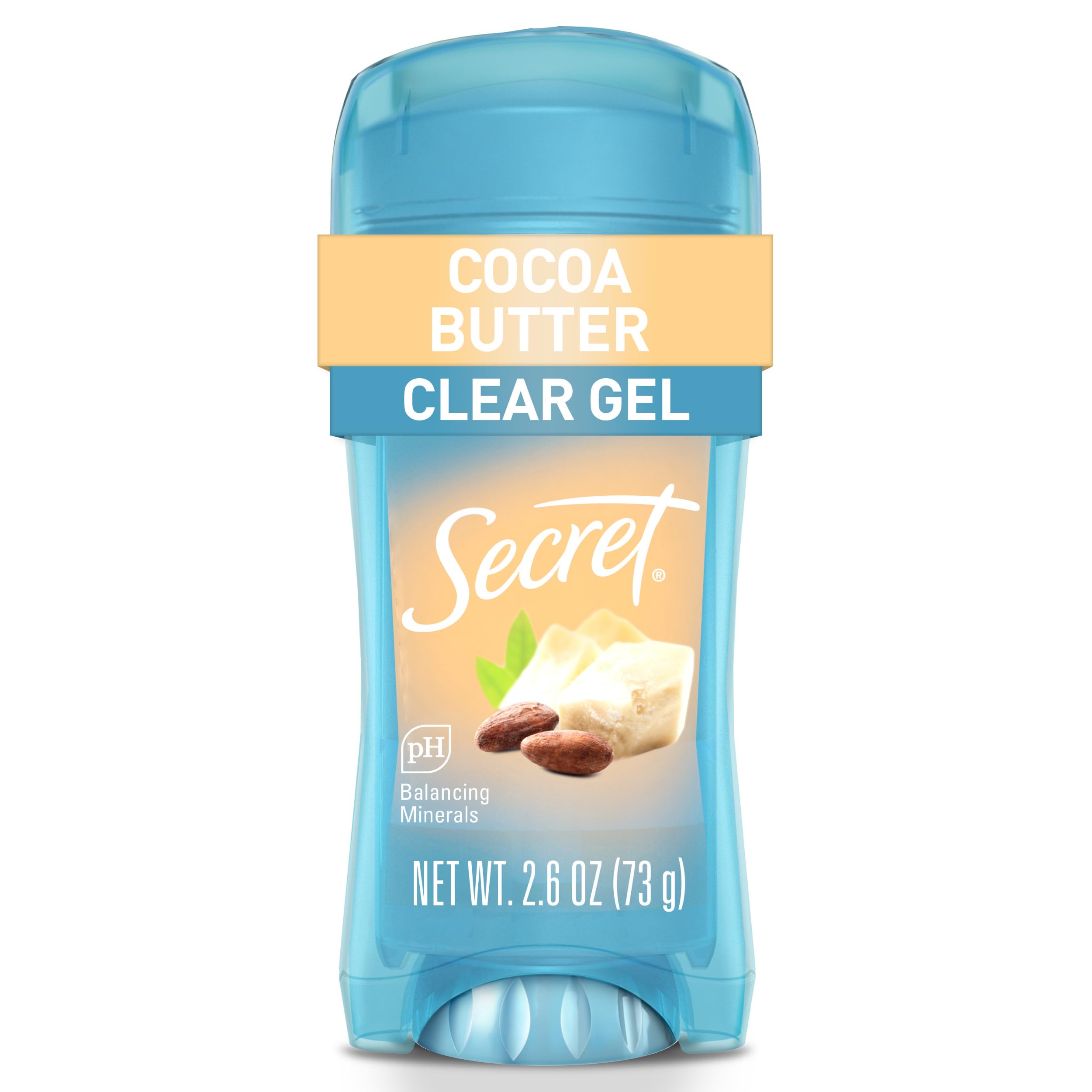 Secret Fresh gel claro se aplica sin residuos para todo el día.