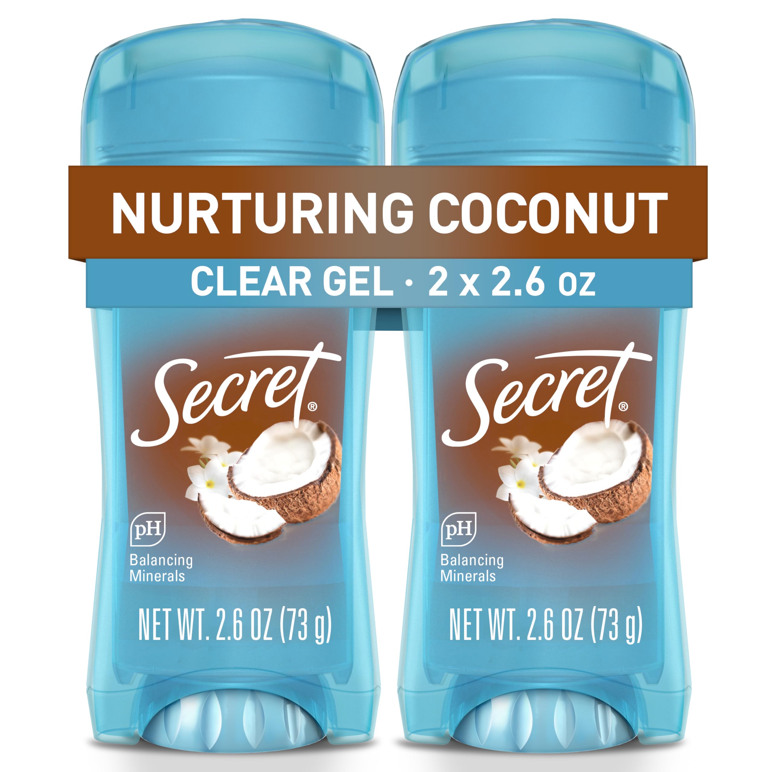 Secret Fresh gel claro aplicado para frescura instantánea