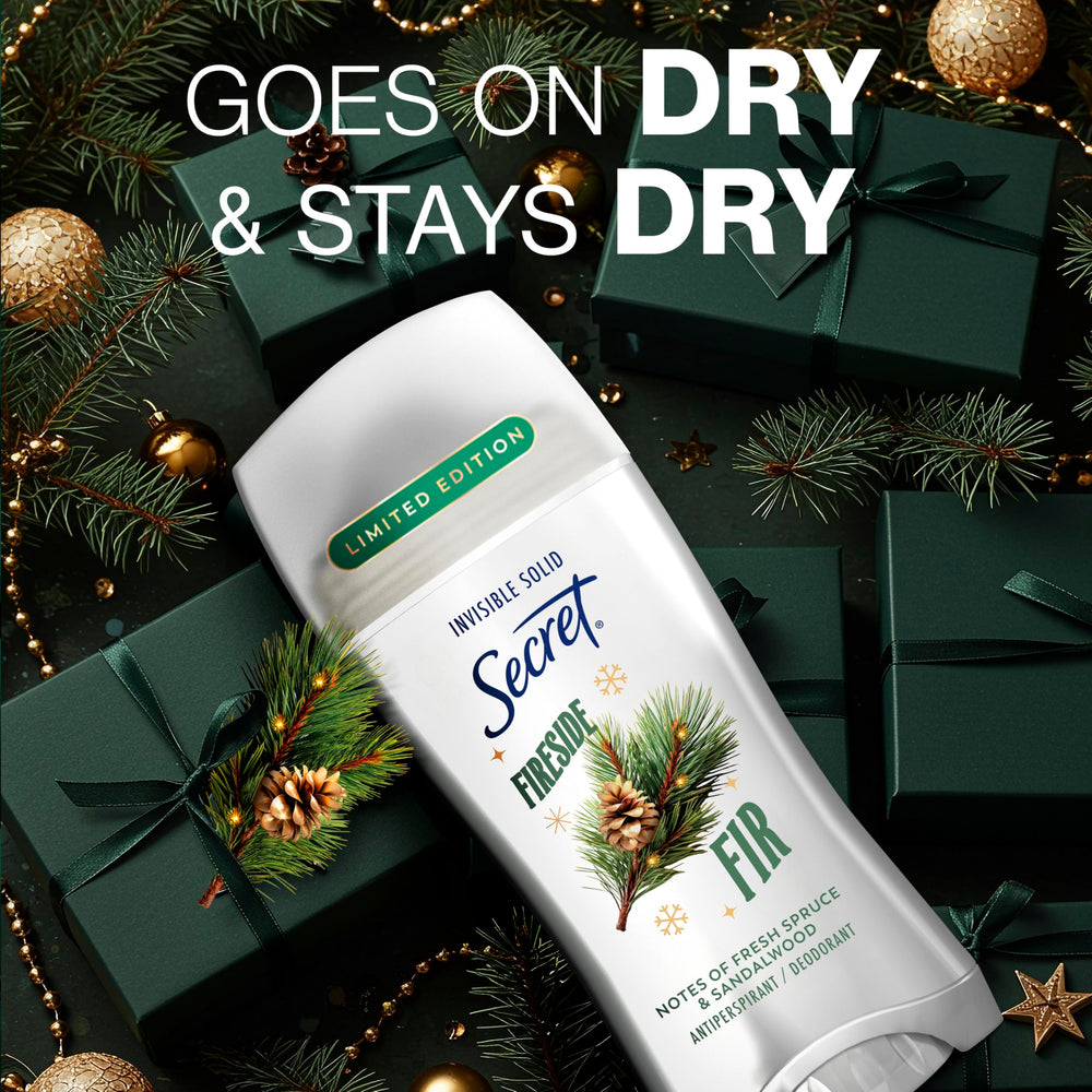 Secret Fresh Holiday cruelty-free logo signals ethical choices by PETA.