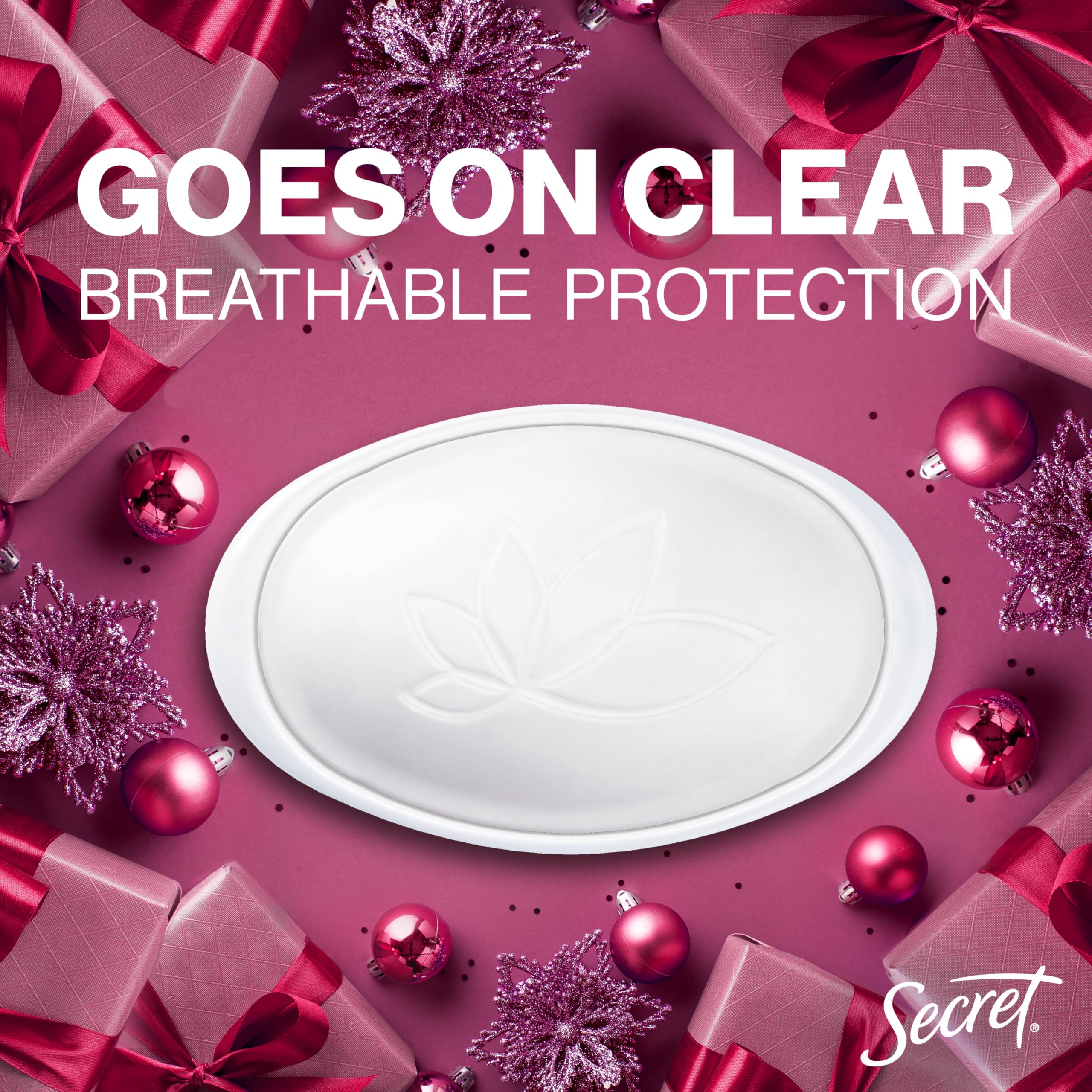 Secret Fresh Holiday sugared rim design adds festive aesthetic