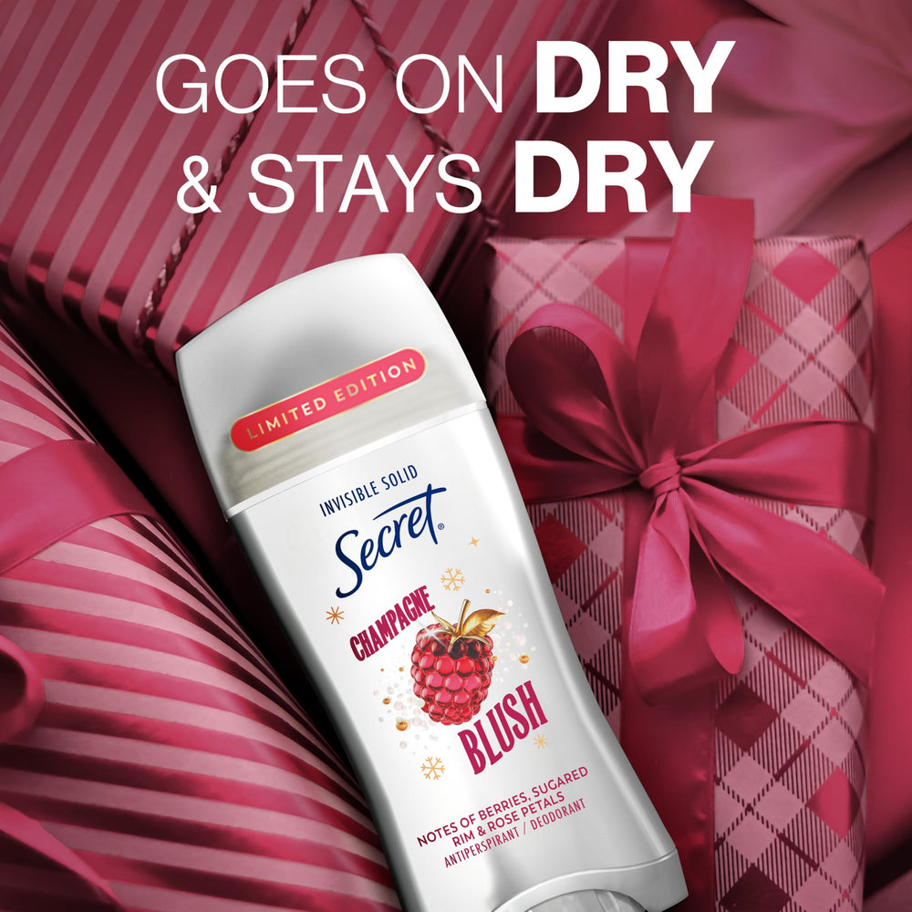 Secret Fresh Holiday ideal for daily use at work or workouts