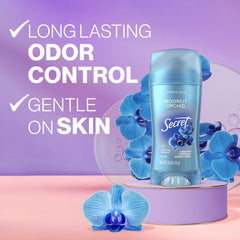 Secret Fresh invisible solid swipe shows smooth glide and immediate odor protection.