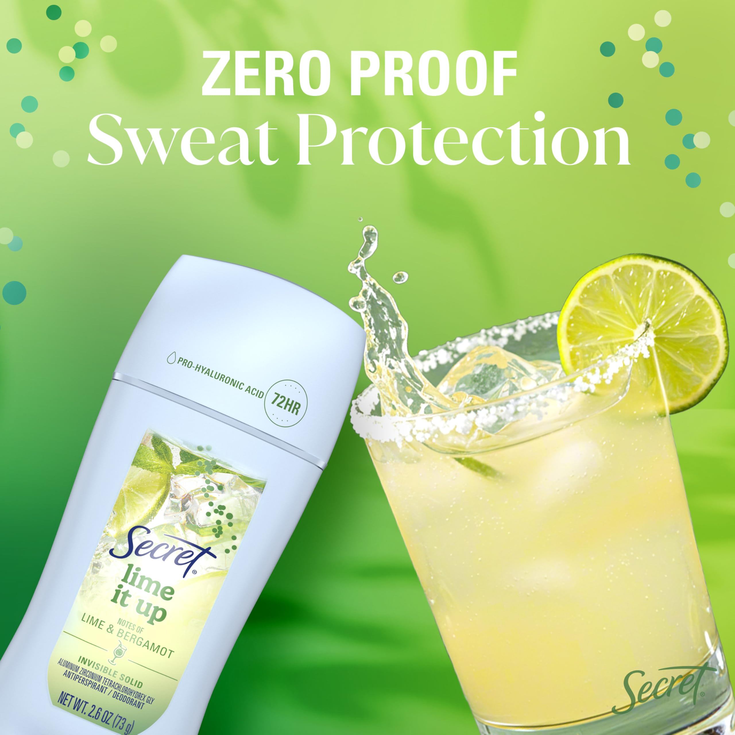 Aroma cítrico de lima y bergamota en Secret Fresh