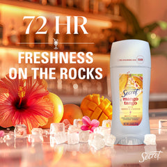 Secret Mango Tango ambiente tropical promueve sensación fresca cada mañana.
