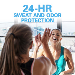 Secret Original Unscented bottle application demonstrating easy swipe-on protection