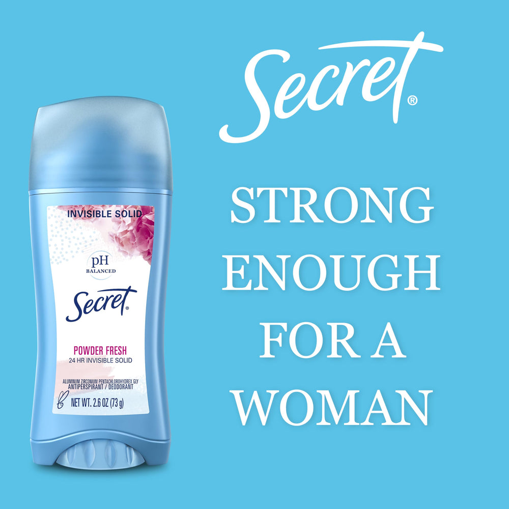 Secret Original Unscented solid-stick close-up showing smooth glide