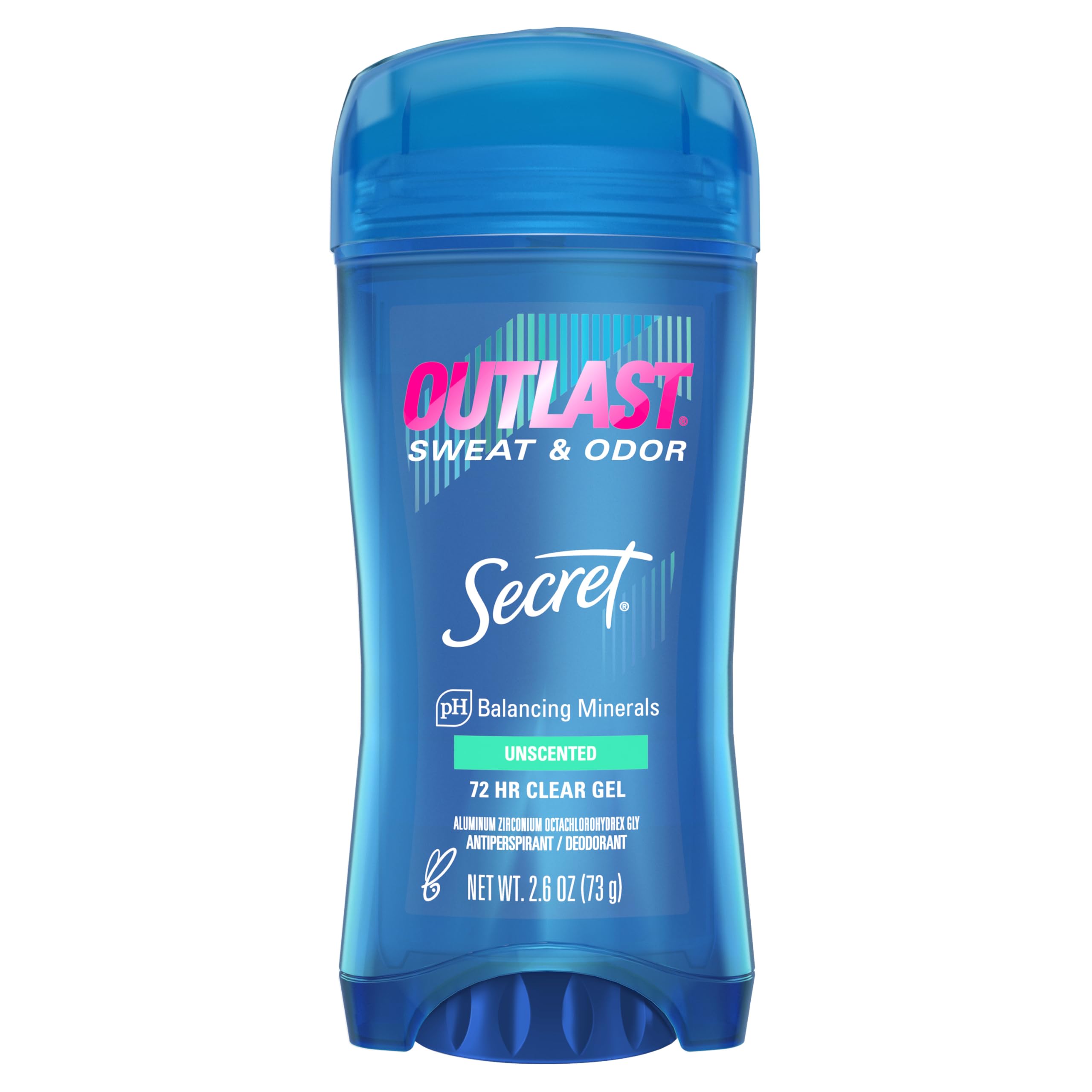 Secret Outlast unscented anti-perspirant bottle front for everyday protection
